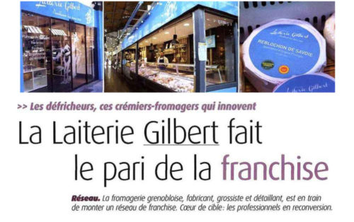 Article sur les boutiques Laiterie Gilbert